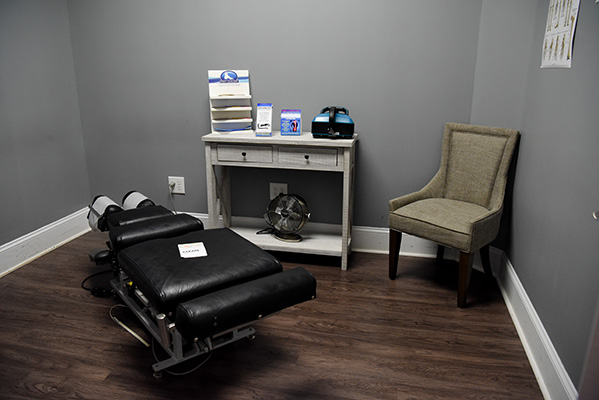 Chiropractic Pittsboro NC Footlevelers Treatment Room