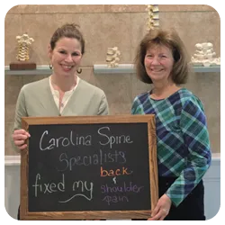Chiropractor Pittsboro NC Jacqulyn Nygren With Patient Testimonial